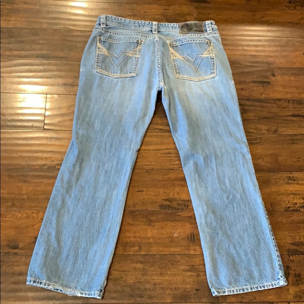 Men’s Rock & Roll Pistol Straight Jeans 38x32